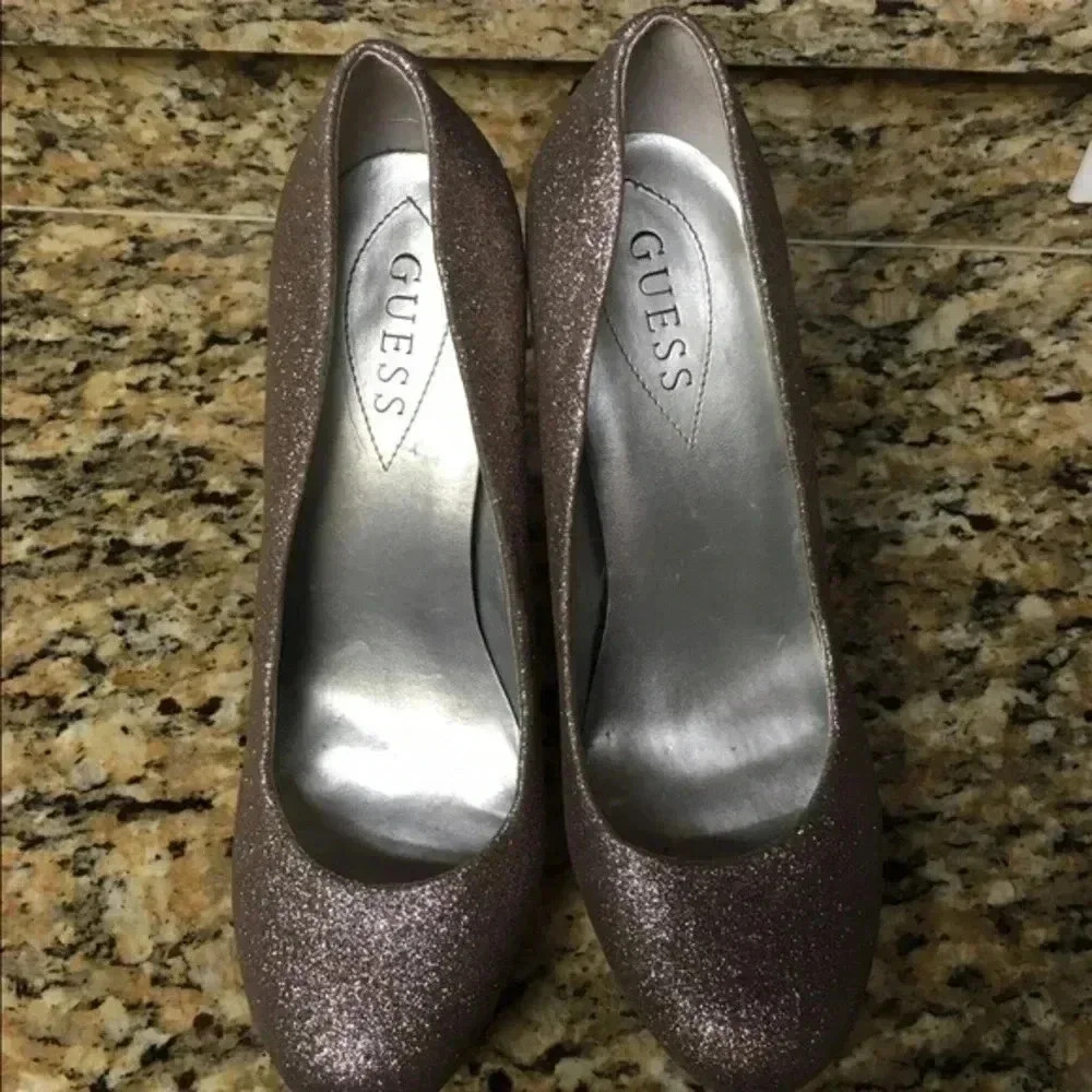 Guess Sparkly Shoes Size 9